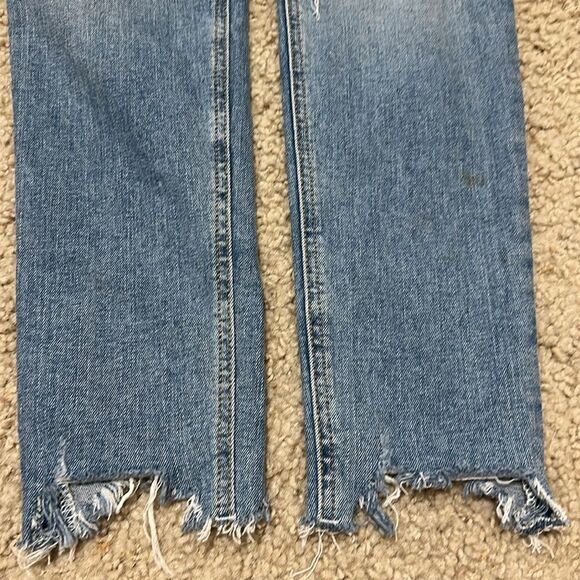 NWT Rag & Bone Nina High Rise Ankle Skinny Distressed Blue Jeans size 25 (Aspen) - Picture 2 of 12